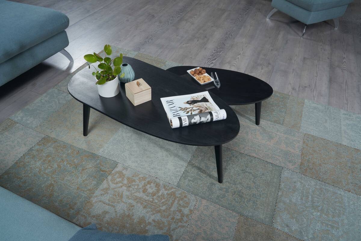 Wohnling Couchtisch 2er.-Set. B/H/T: ca. 100x42x50 cm