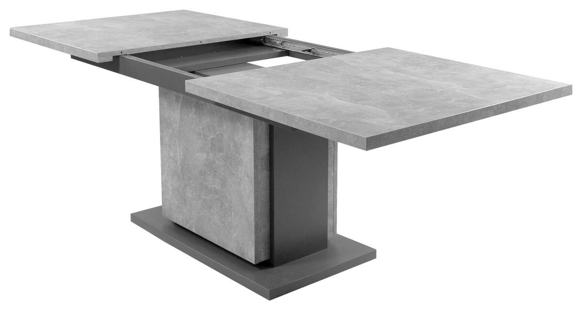 Tisch BRITTA Beton Optik anthrazit B/H/T: ca. 160x75x90 cm
