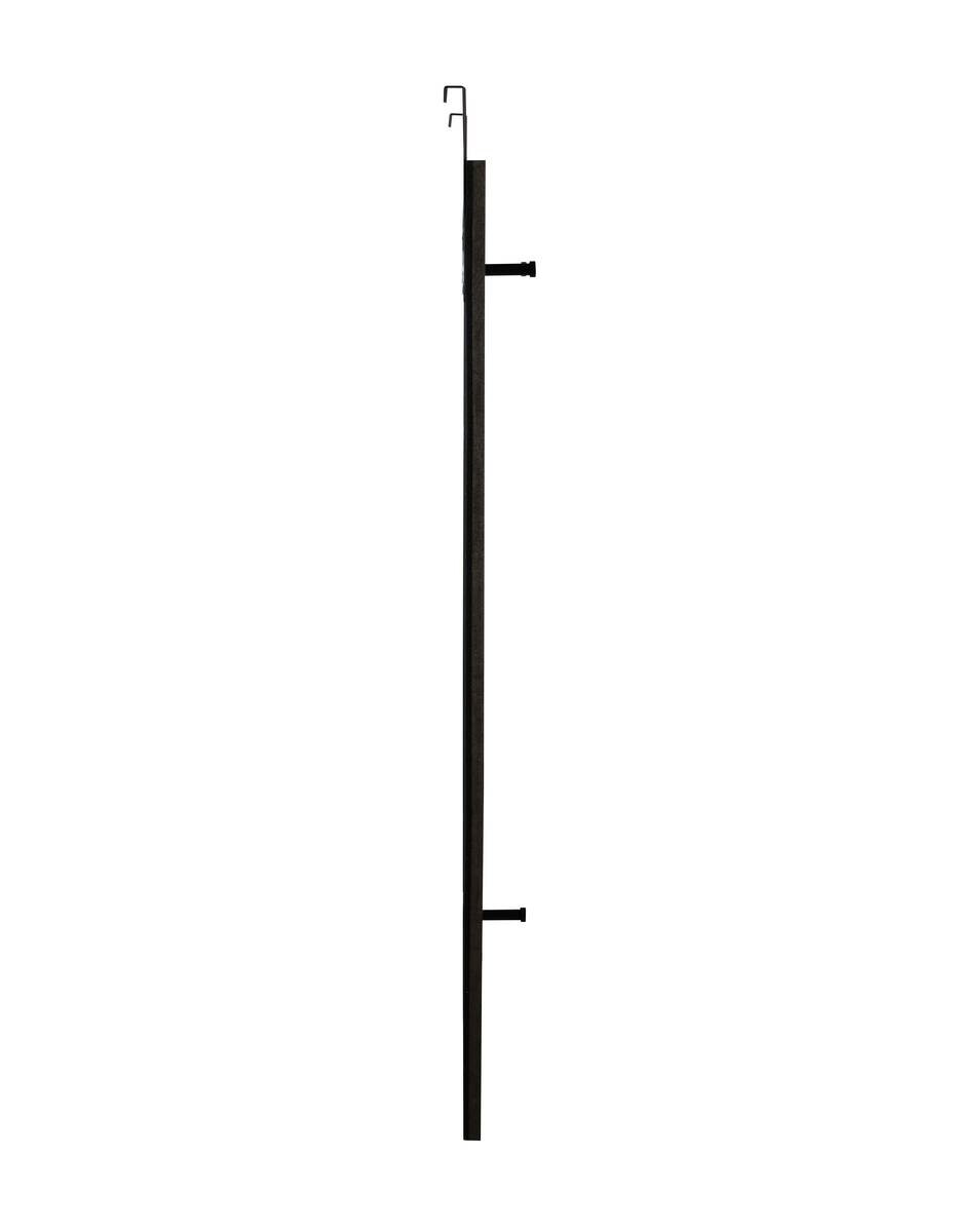 Türgarderobe Grace Eiche Artisan Nachbildung schwarz B/H/T: ca. 30x100x7 cm