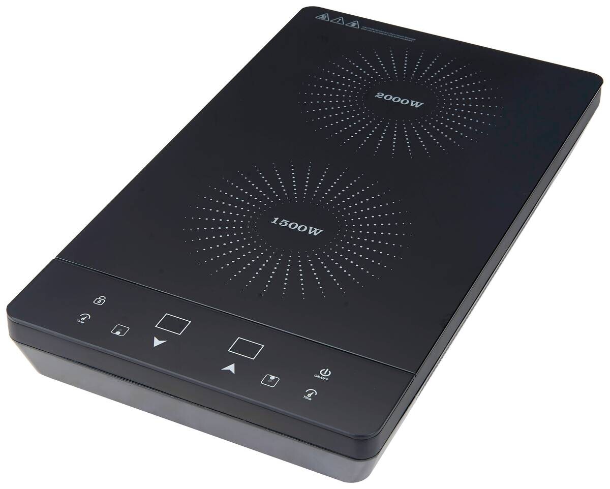 Emerio Induktions-Kochplatte IP-133833.1 schwarz Kunststoff B/H/L: ca. 30x6,3x52 cm