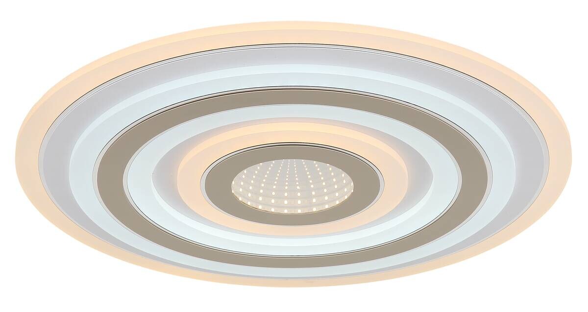 GLOBO LED-Deckenleuchte Opal weiß Metall Acryl H/D: ca. 5x48 cm 1 Brennstellen