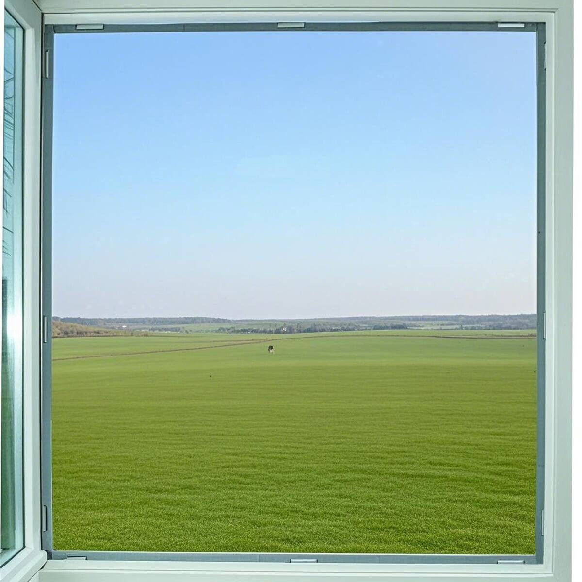 Fliegengitter schwarz B/L: ca. 100x120 cm