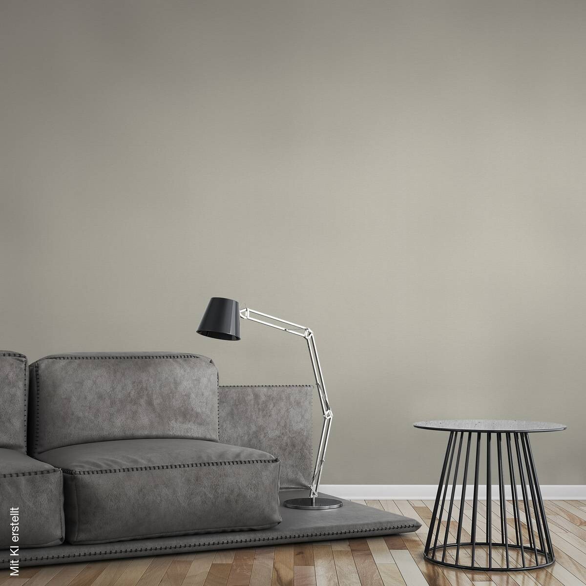 A.S.Creation Vliestapete Attractive Uni grau B/L: ca. 53x1005 cm