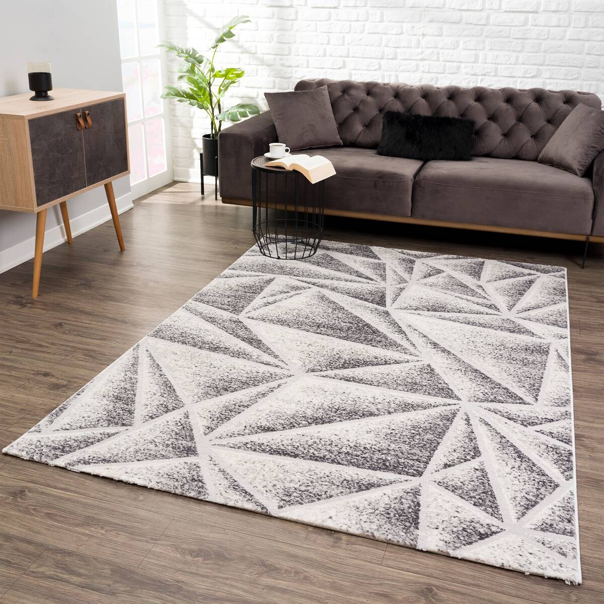 Sanat Teppich Evra grau B/L: ca. 200x280 cm