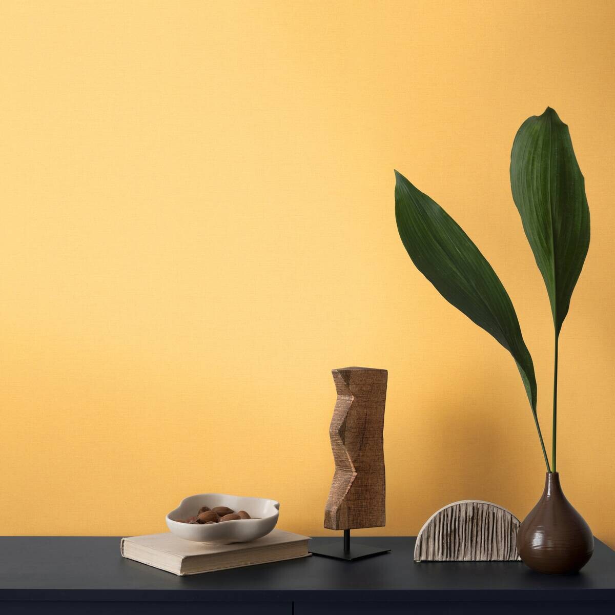 A.S.Creation Vliestapete gelb B/H/D: ca. 53x1005x8,5 cm