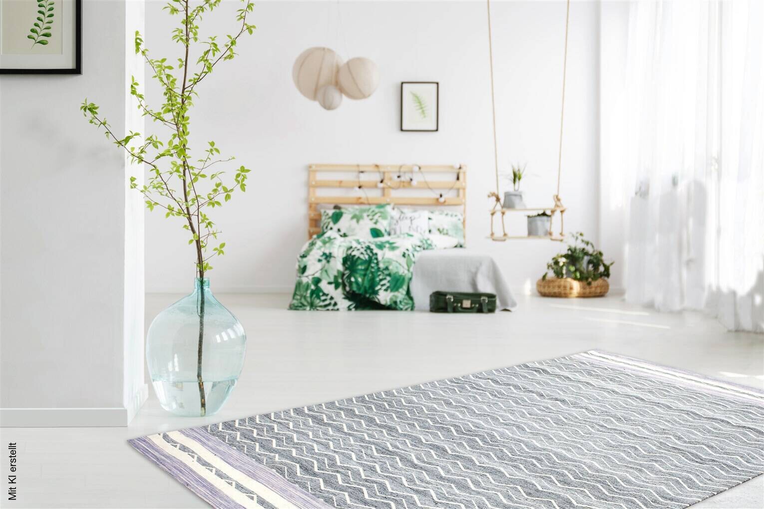 Kayoom Kurzflorteppich Mirage 110 violett B/L: ca. 160x230 cm