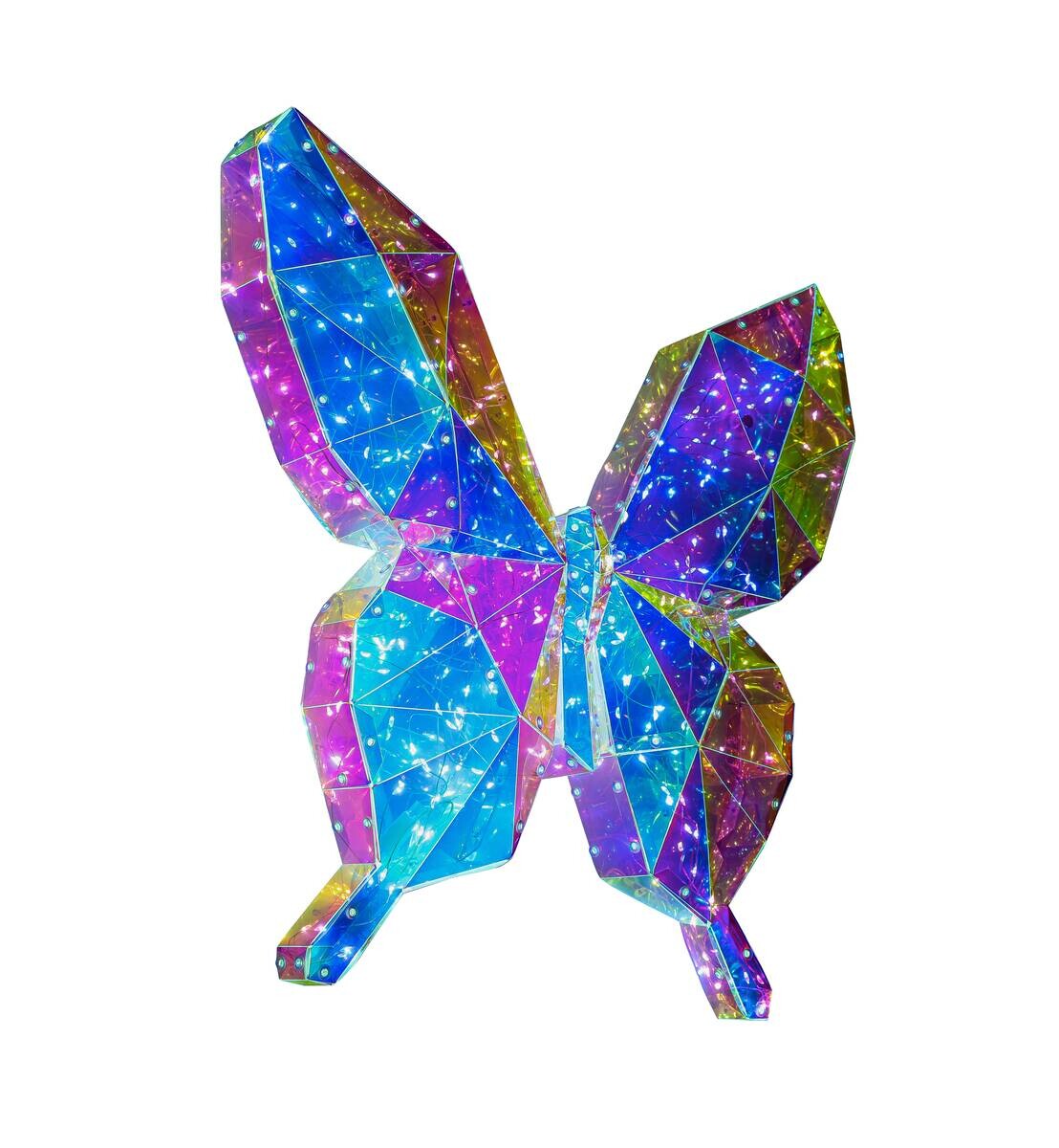 Nolo LED-Dekowandleuchte Butterfly B/H/T: ca. 46x45x8 cm
