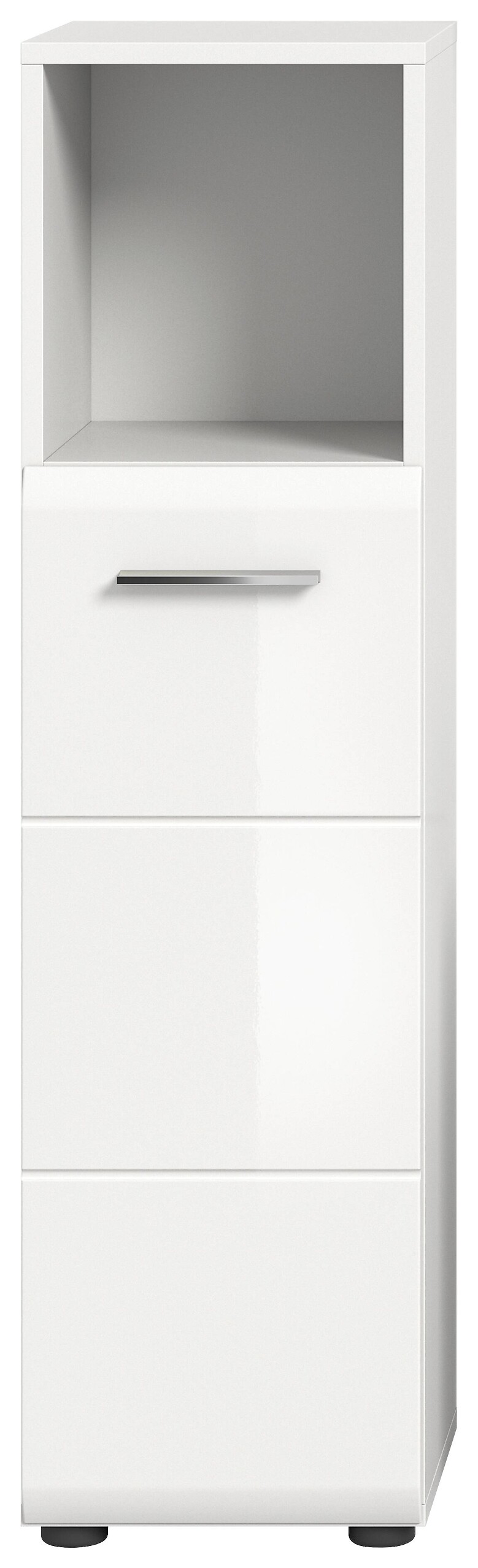 Badhochschrank ICE weiß weiß Hochglanz B/H/T: ca. 30x110x30 cm