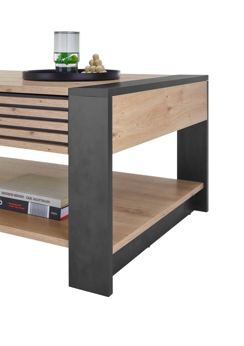 Couchtisch Felipe Eiche Artisan MDF B/H/T: ca. 107x42x60 cm
