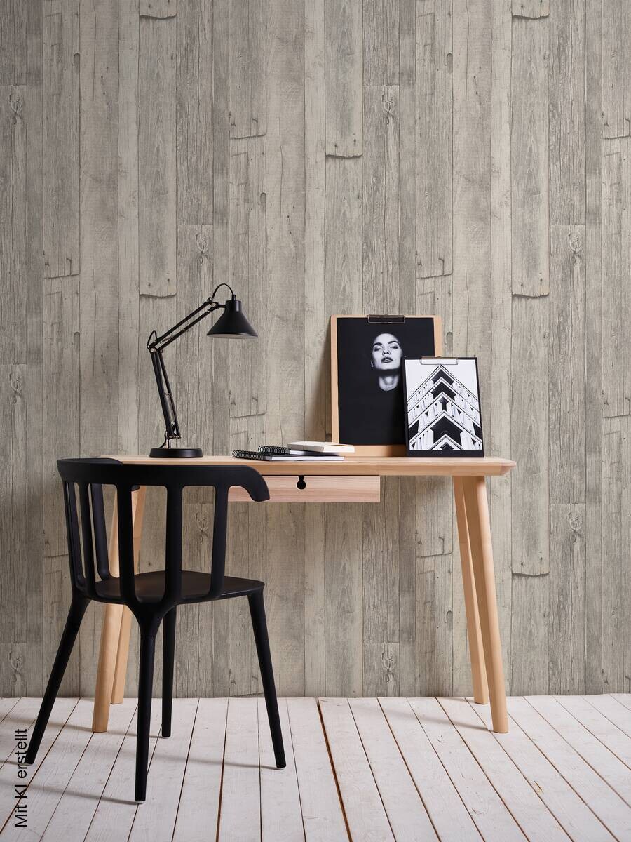 A.S.Creation Vliestapete beige creme B/H/D: ca. 53x1005x7,8 cm