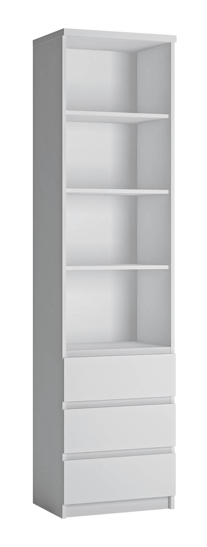 Regal Fribo Alpinweiß Spanplatte B/H/T: ca. 50x200x40 cm