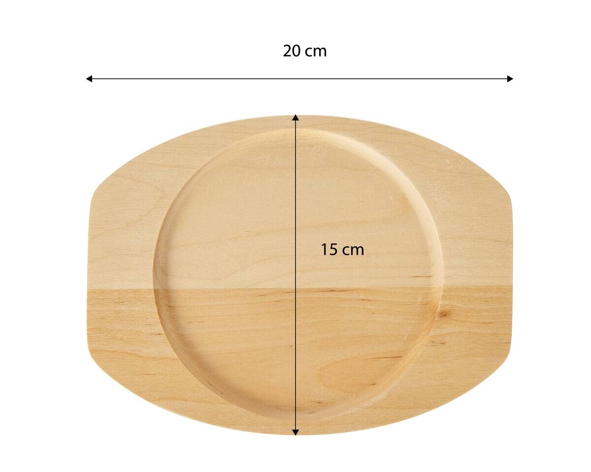 ECHTWERK Servierpfanne schwarz Eisen B/H/L: ca. 15,8x4,7x25,4 cm