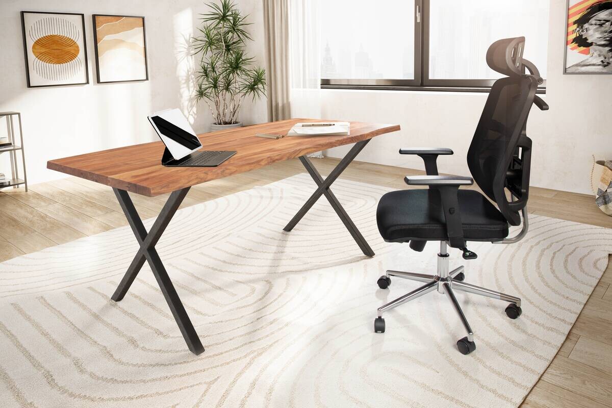 Schreibtisch B/H/T: ca. 180x76x90 cm