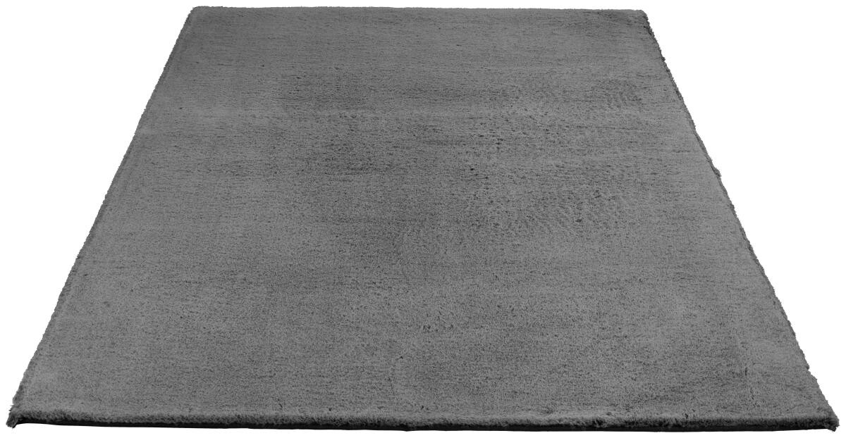 Fellimitat Maya Silbergrau B/L: ca. 60x100 cm