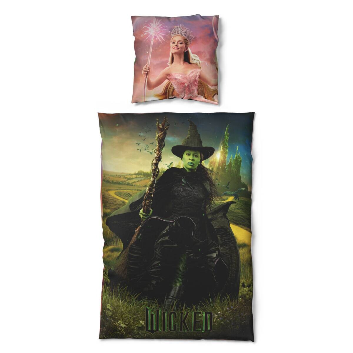 Wicked Microfaser Bettwäsche bunt 100% Polyester B/L: ca. 135x200 cm