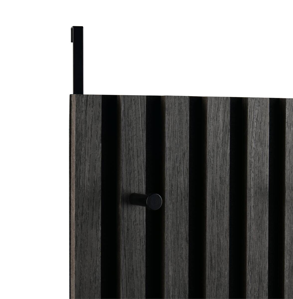 Türgarderobe Grace schwarz B/H/T: ca. 30x100x7 cm