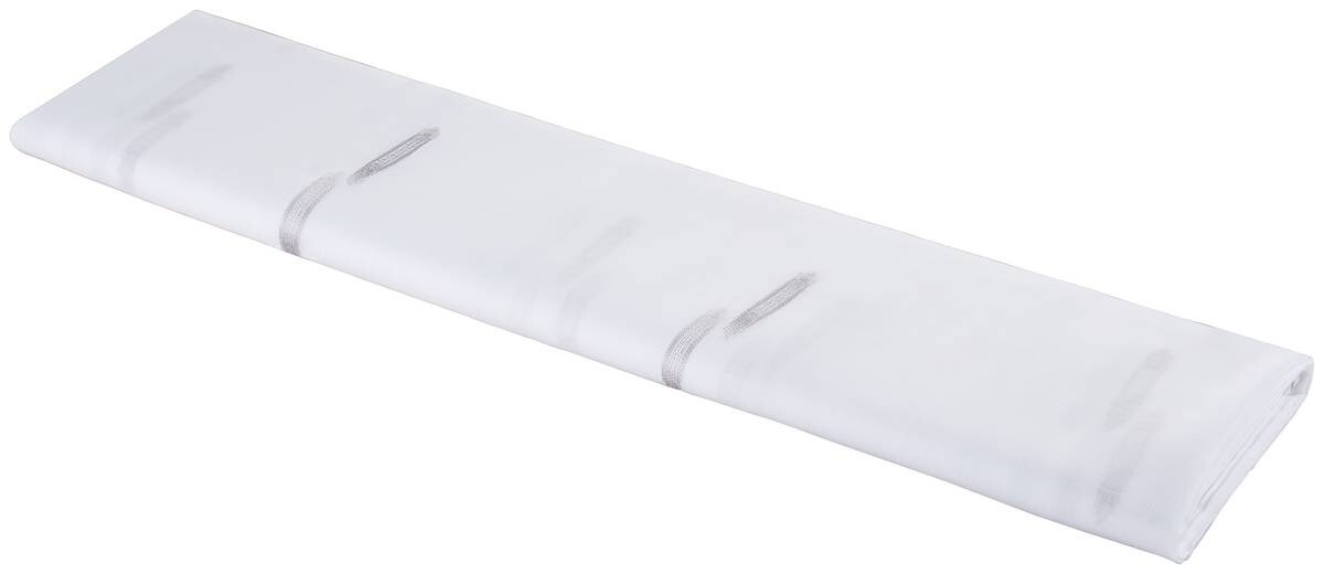 Store-Meterware Aniko silber grau 100% Polyester H: ca. 300 cm