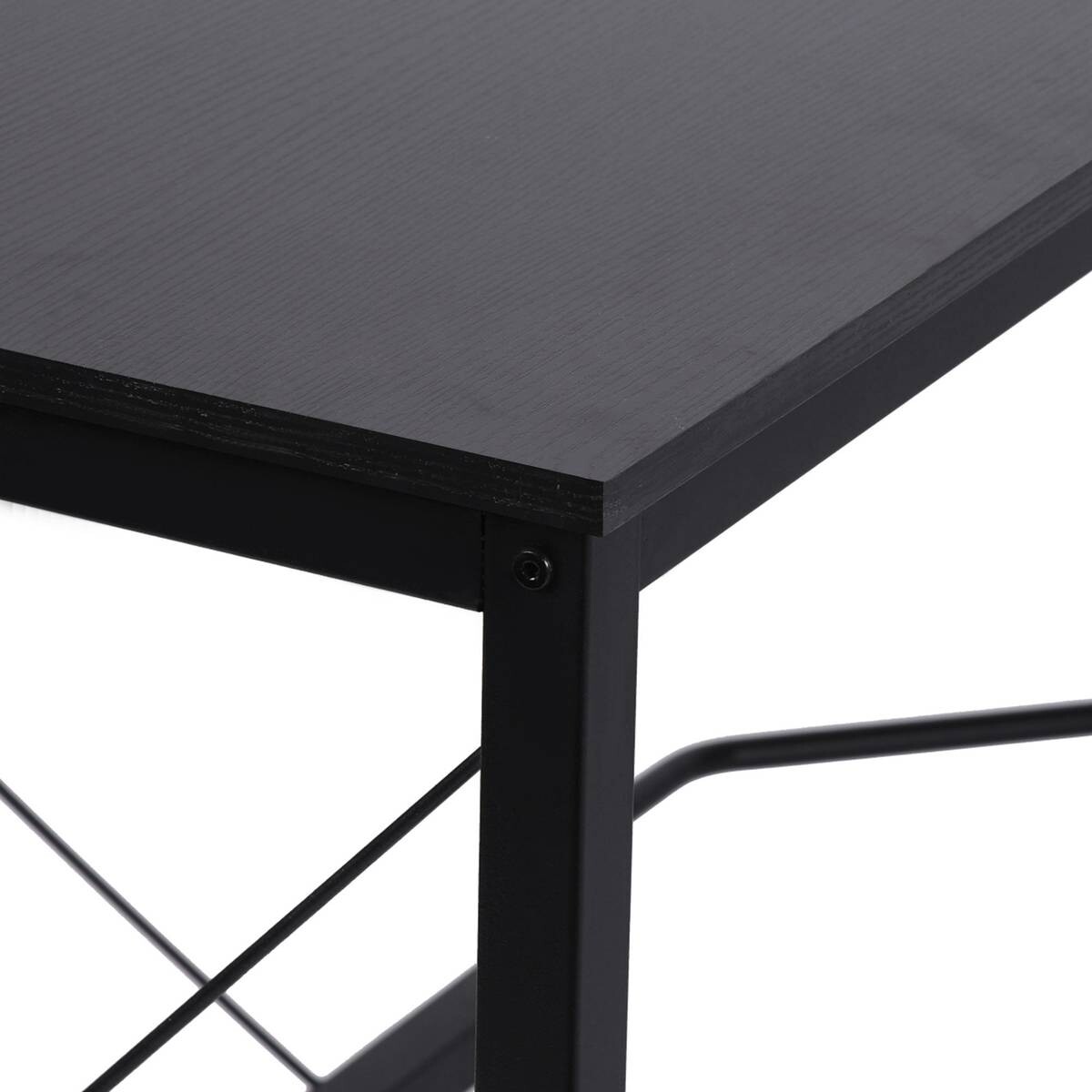 Computertisch 836-122BK schwarz B/H/L: ca. 150x76x150 cm