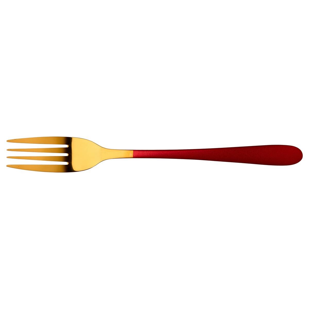 BERGNER Besteckset Lisboa red rot Edelstahl 16 tlg.