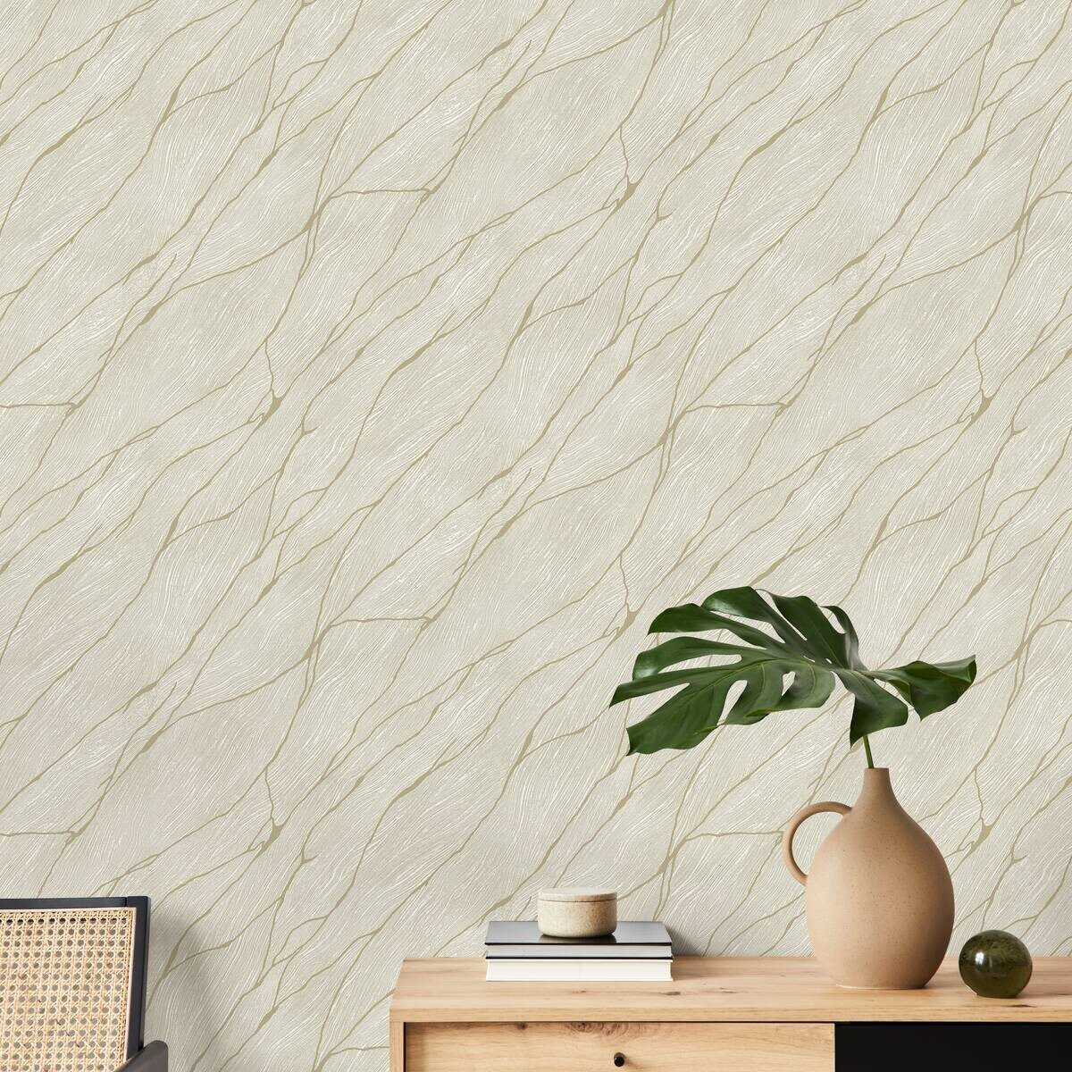 Erismann Vliestapete Marmoroptik hellbraun B/L: ca. 53x1005 cm