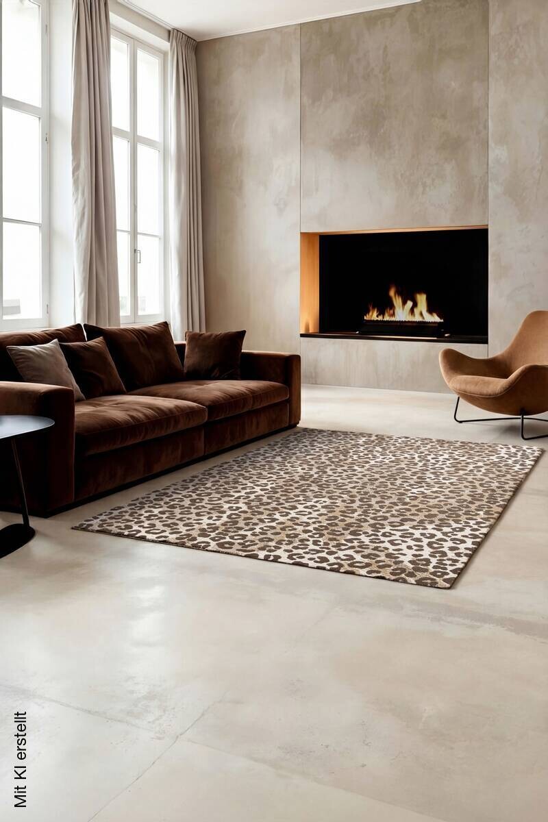 Teppich Heaven braun B/L: ca. 120x170 cm