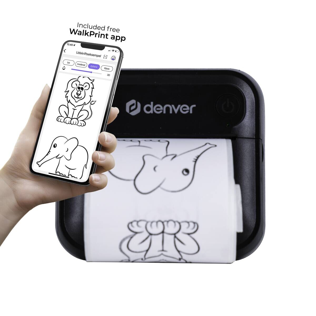 Denver Thermo-Bilddrucker MBP-32B schwarz