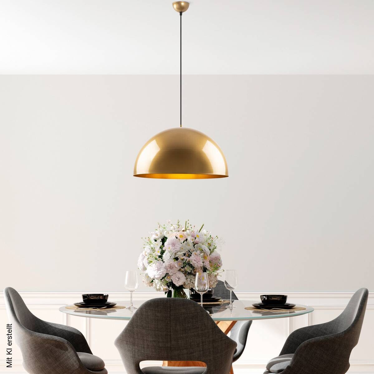 Opviq Pendelleuchte B/H/T: ca. 50x121x50 cm E27 1 Brennstellen