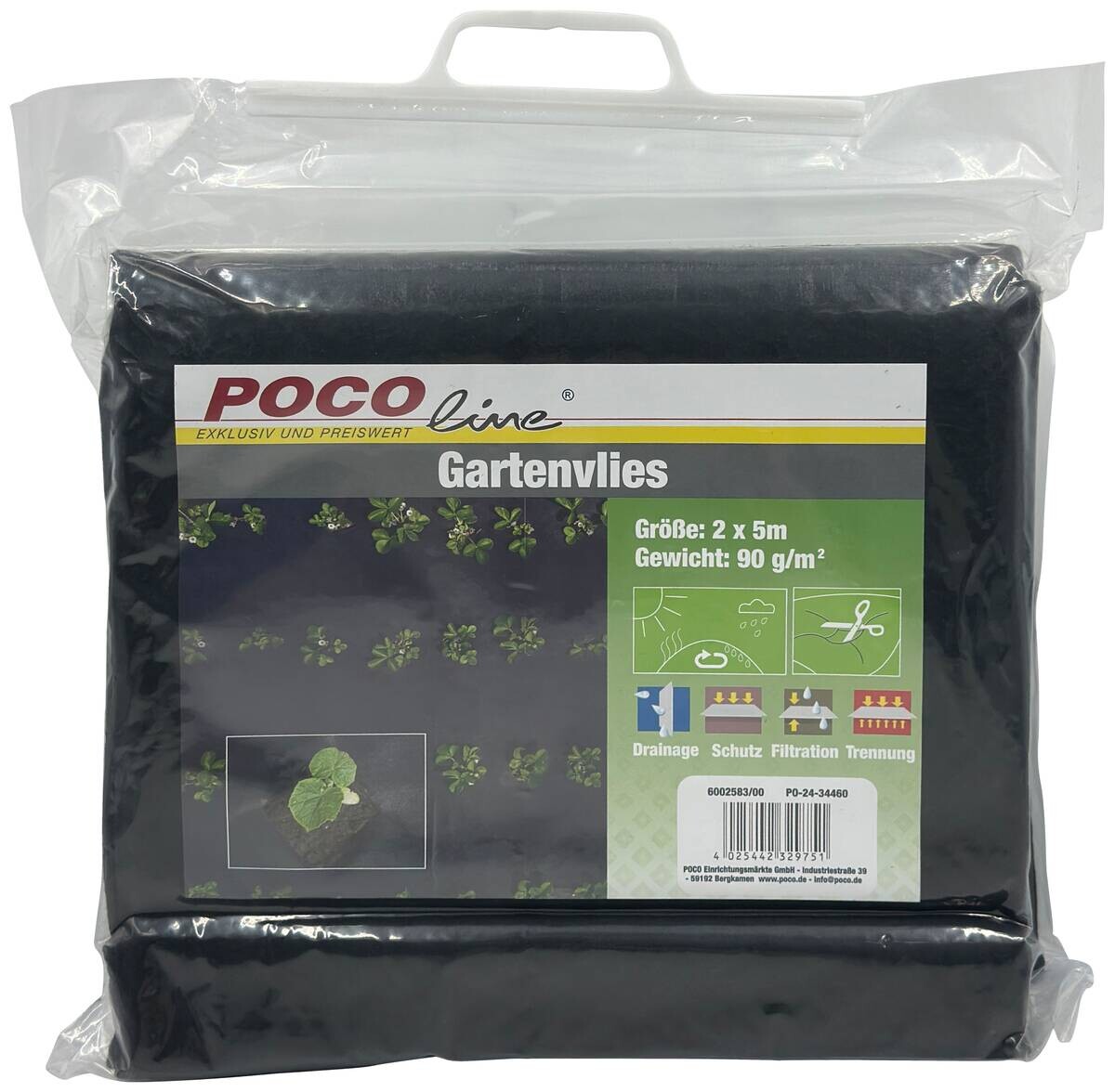 Gartenvlies B/L: ca. 200x500 cm