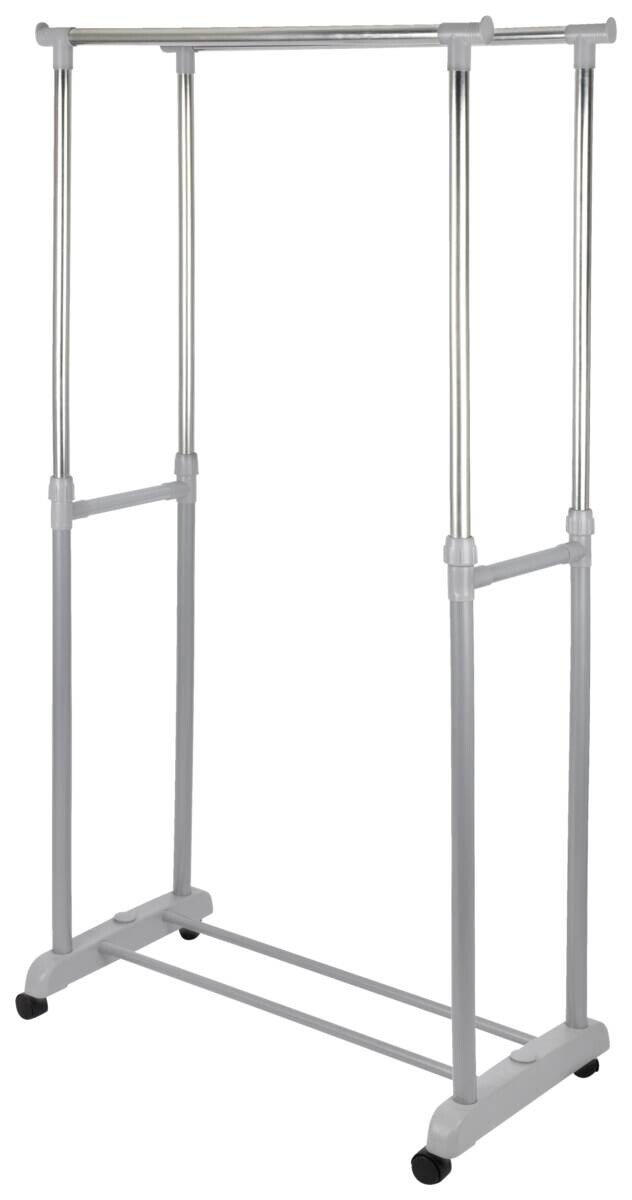 Garderobenwagen Chrom Stahl