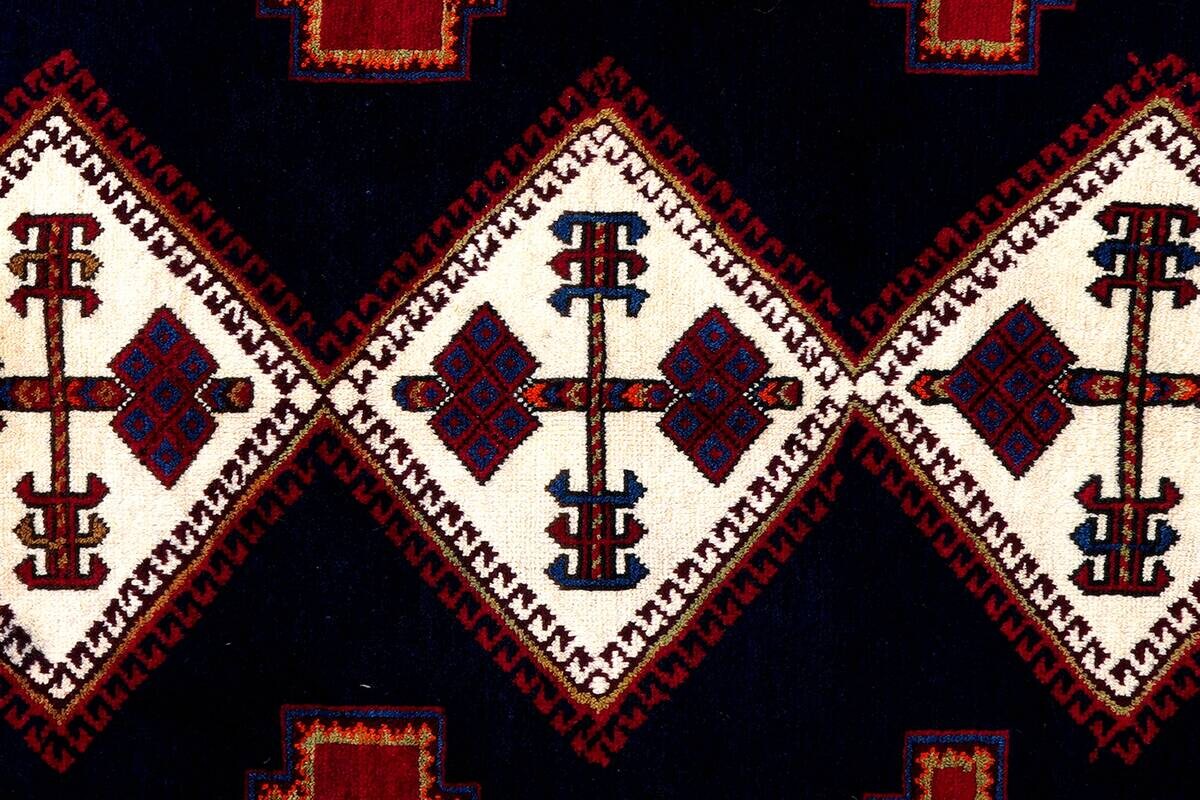 PersaTepp Teppich Afshar blau B/H/L: ca. 159x1x233 cm