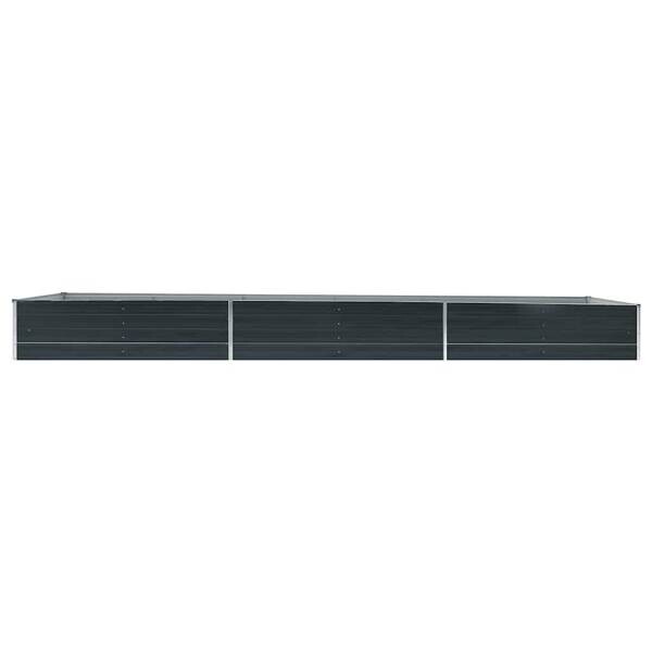 Garten-Hochbeet anthrazit Stahl B/H/L: ca. 80x45x480 cm