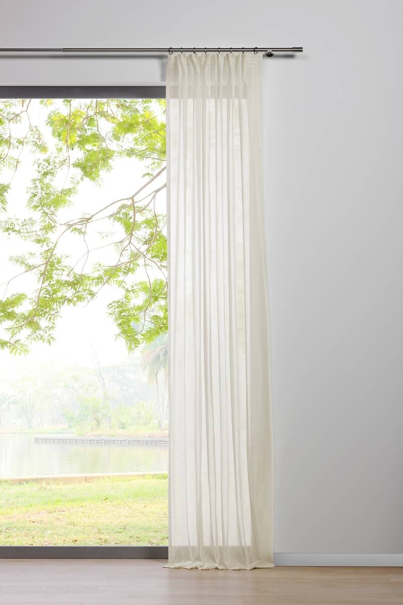 Kombivorhang PURE ecru B/L: ca. 135x300 cm