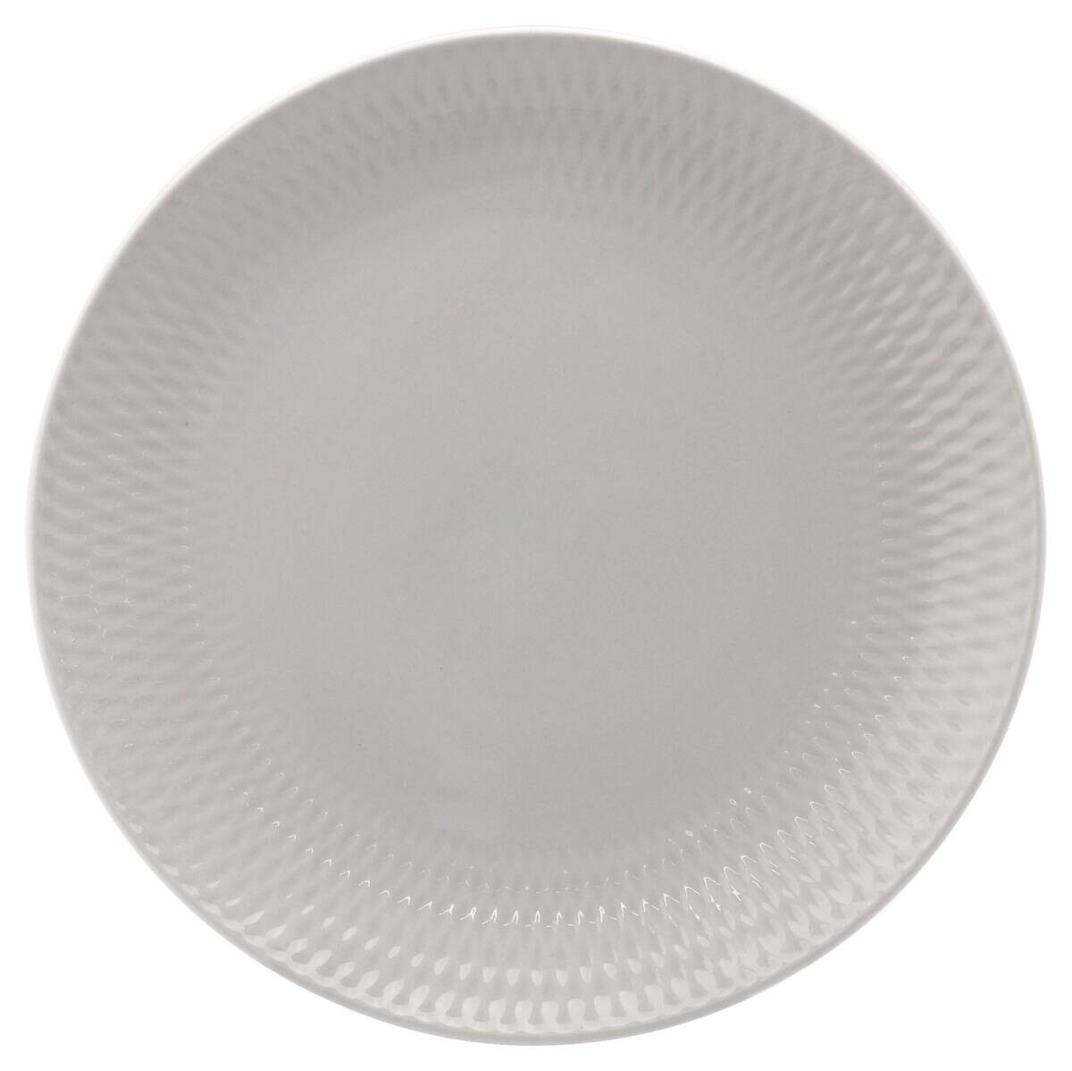 Essteller weiß Porzellan D: ca. 26,5 cm