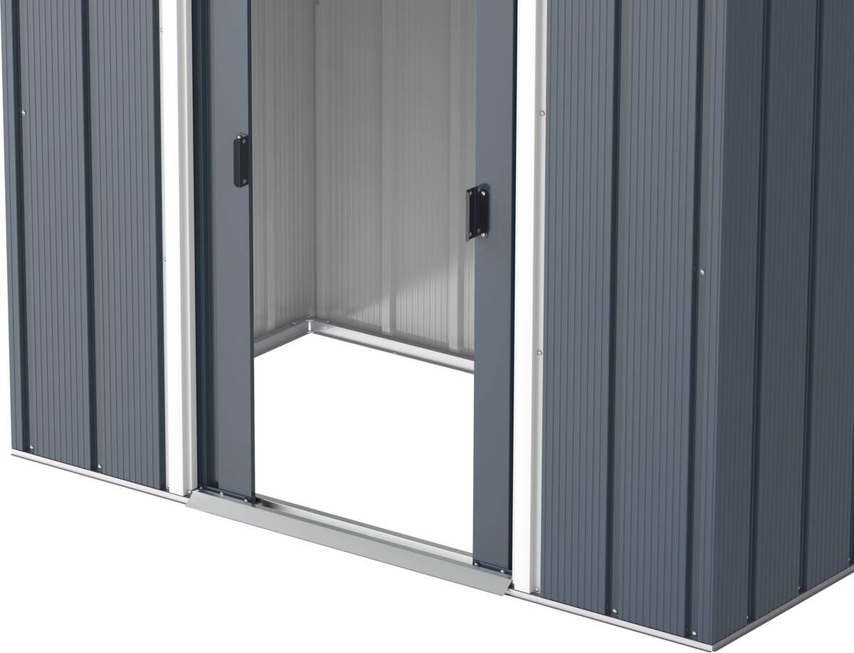 VCM Gerätehaus anthrazit B/H/L: ca. 202x181x113 cm