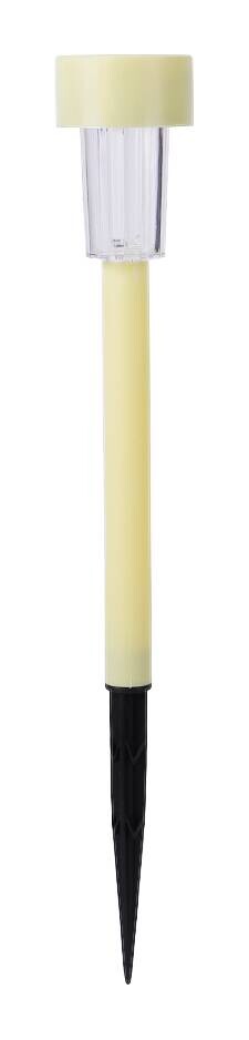 Solarleuchte gelb Kunststoff H: ca. 37 cm