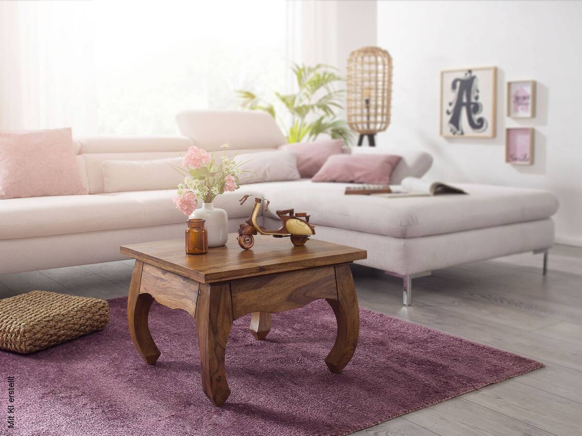 Couchtisch braun B/H/T: ca. 60x40x60 cm
