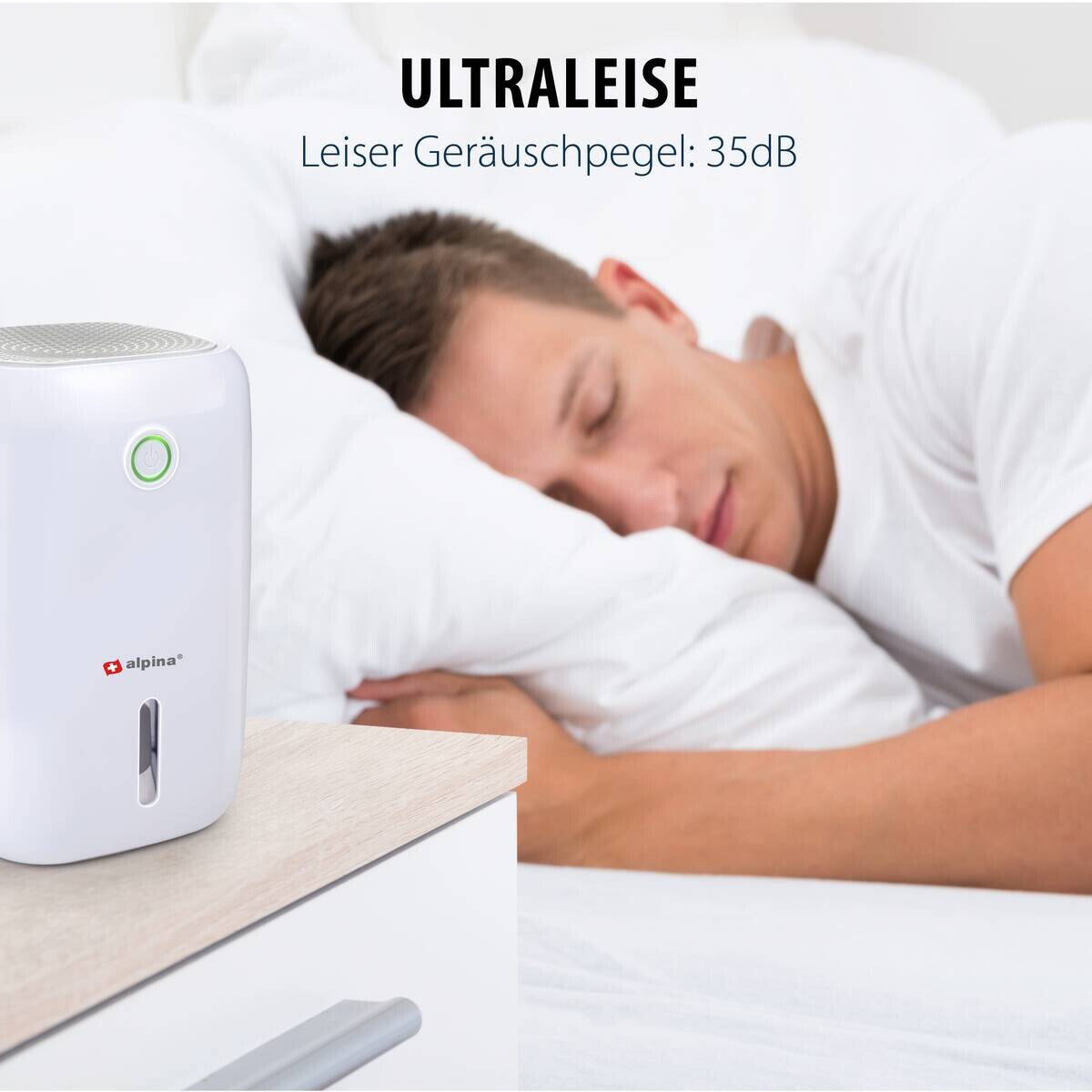 alpina Luftentfeuchter weiß Kunststoff
