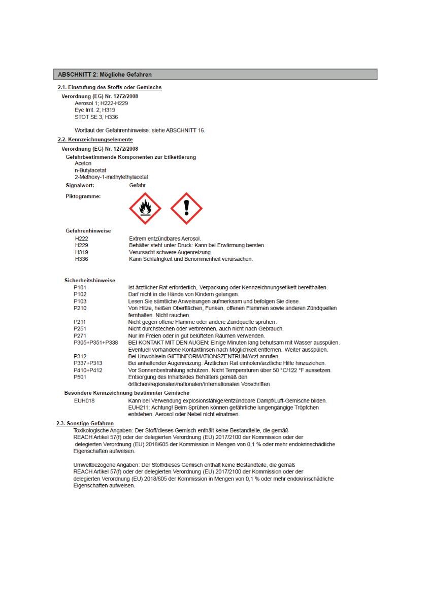 Super-Nova Rallye-Spray gold glänzend ca. 0,4 l