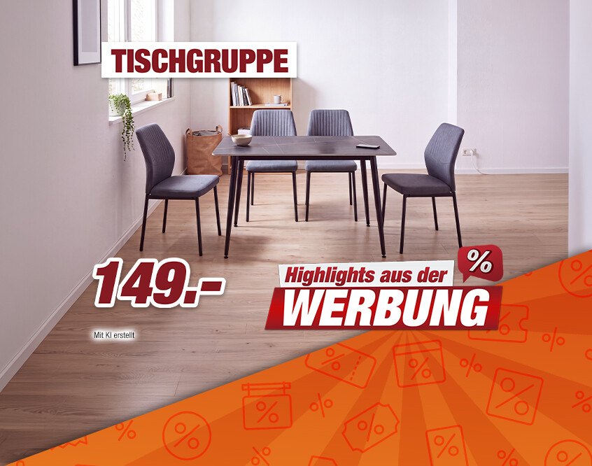Unsere Werbe Highlights - Tischgruppe