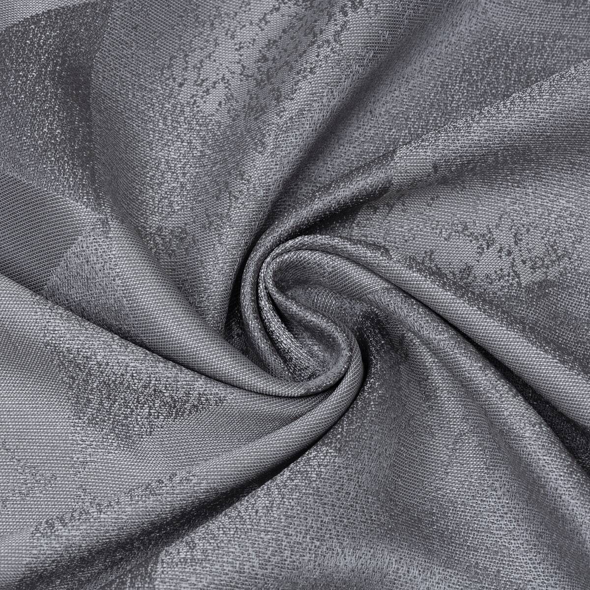 Ösenvorhang Chemnitz hellgrau B/L: ca. 140x245 cm