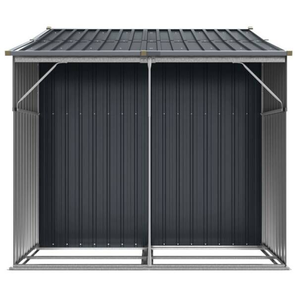 vidaXL Gartenhaus anthrazit B/H/T: ca. 277x179x192,5 cm
