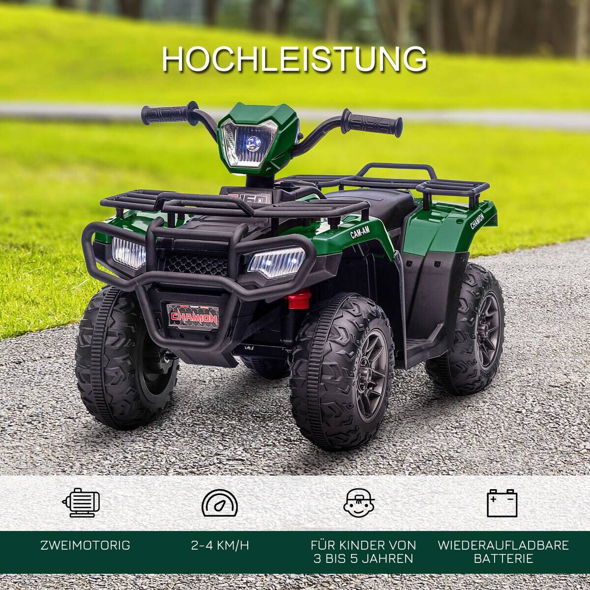 HOMCOM Kinderauto schwarz B/H/L: ca. 45x88x50 cm