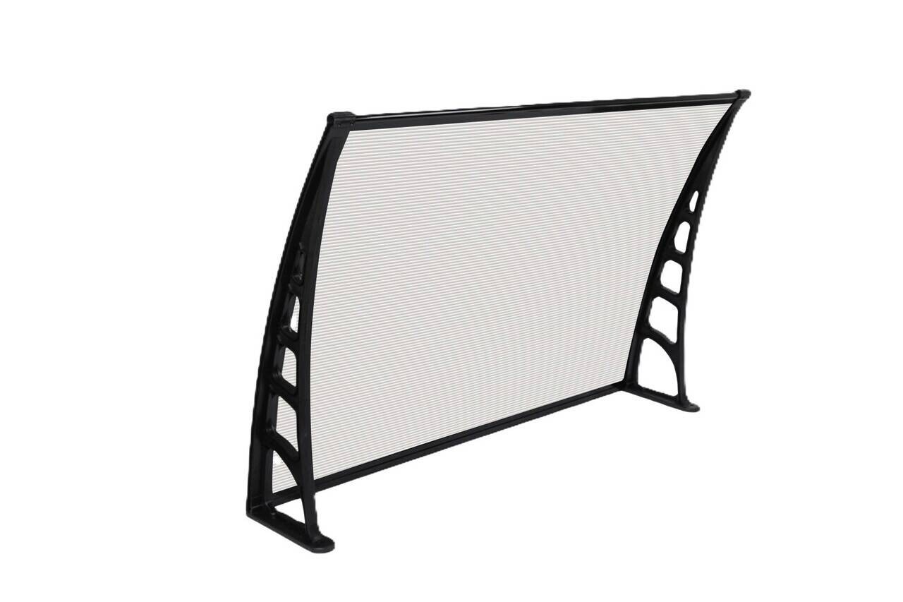 Brosplast Vordach Crocus transparent B/H/T: ca. 120x23x80 cm