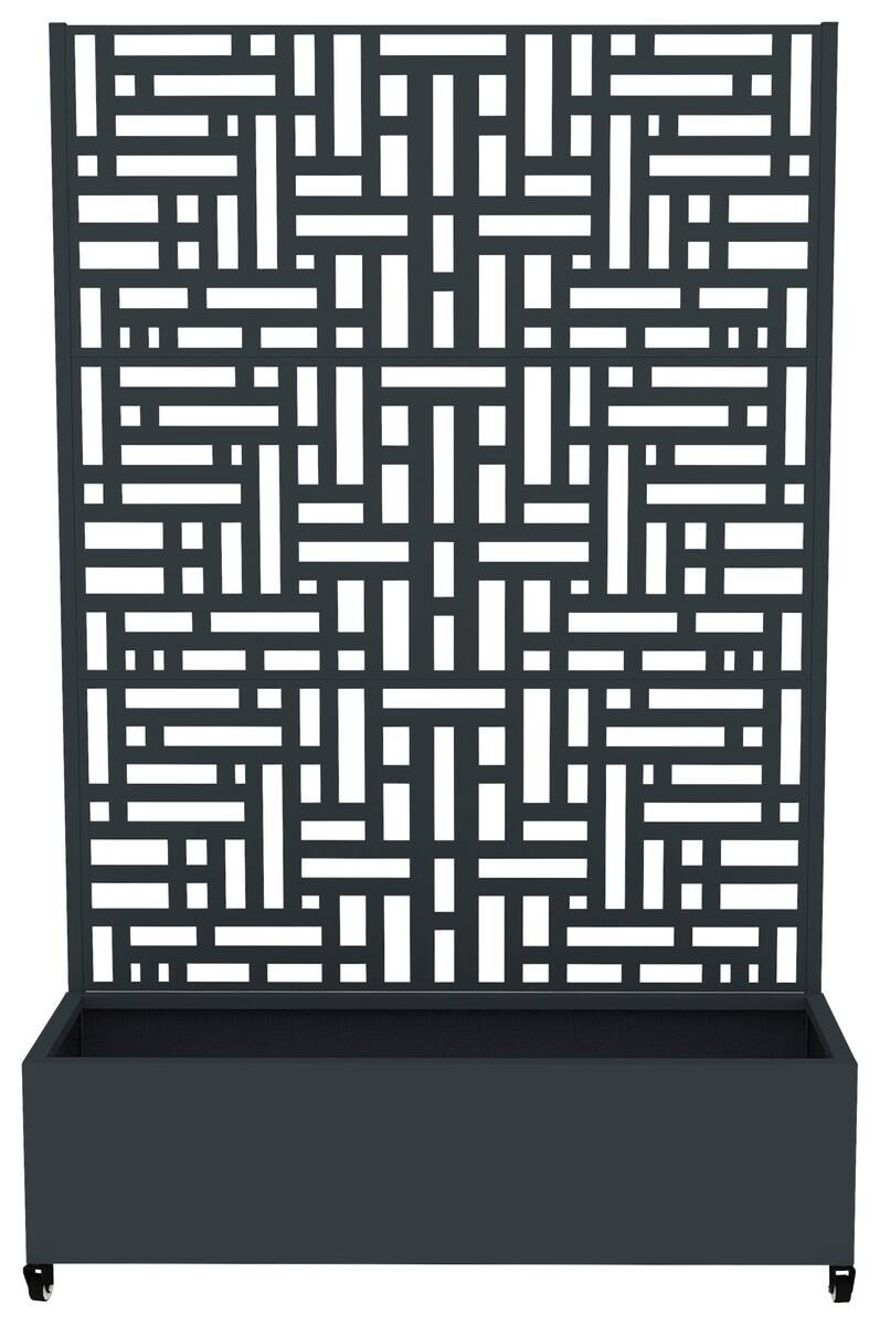 Westmann Pflanzkasten Dekora anthrazit Stahl B/H/L: ca. 120x180x40 cm