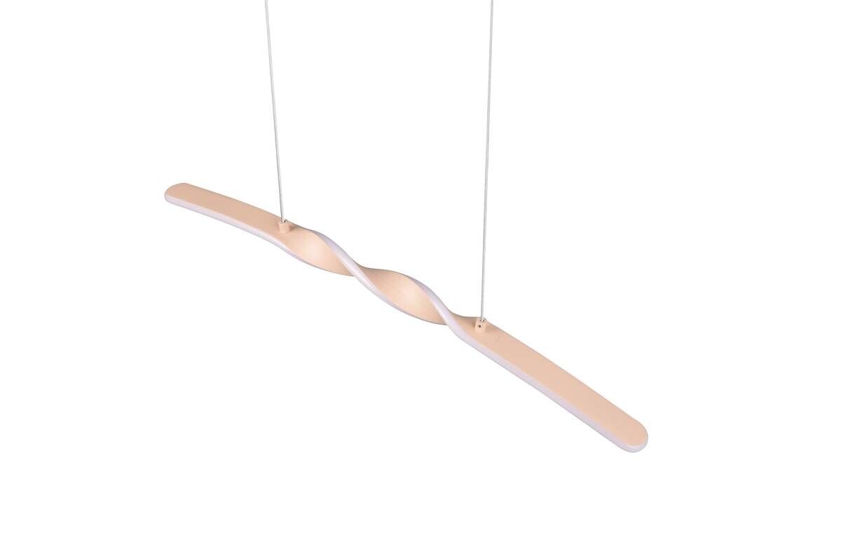 Reality LED Pendelleuchte Ginko sand Metall B/H/T: ca. 79x15x9 cm 1 Brennstellen