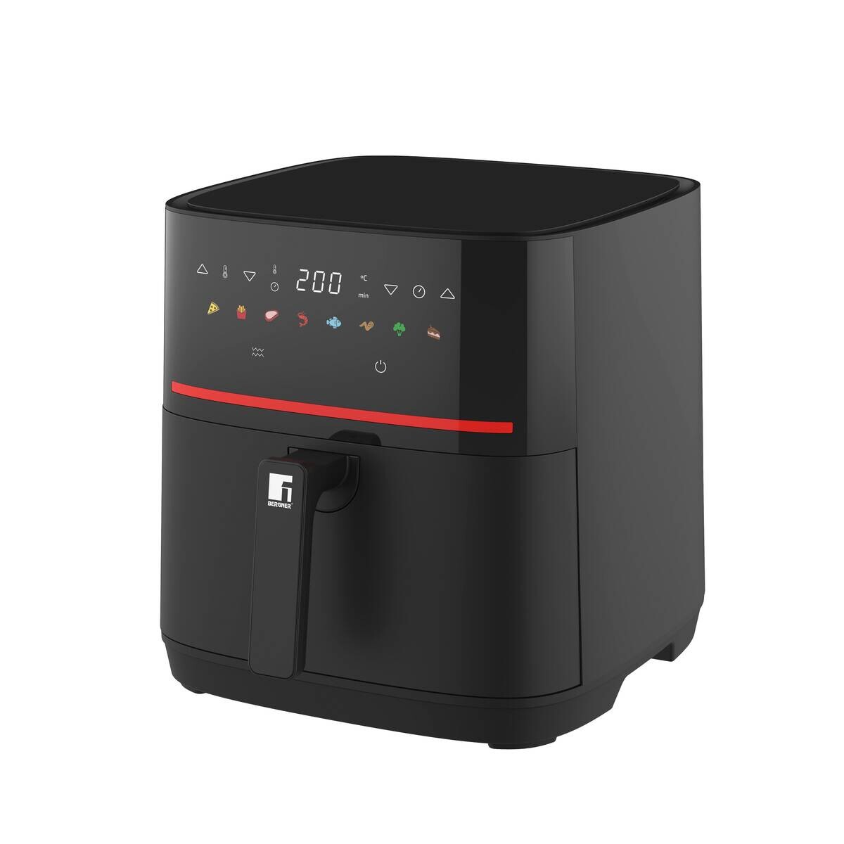 BERGNER Heißluftfritteuse BG-51275-BK