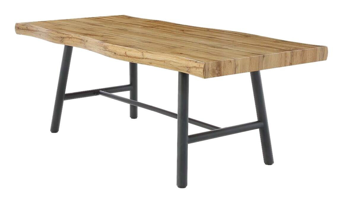 Esstisch natur schwarz B/H/T: ca. 200x76x100 cm