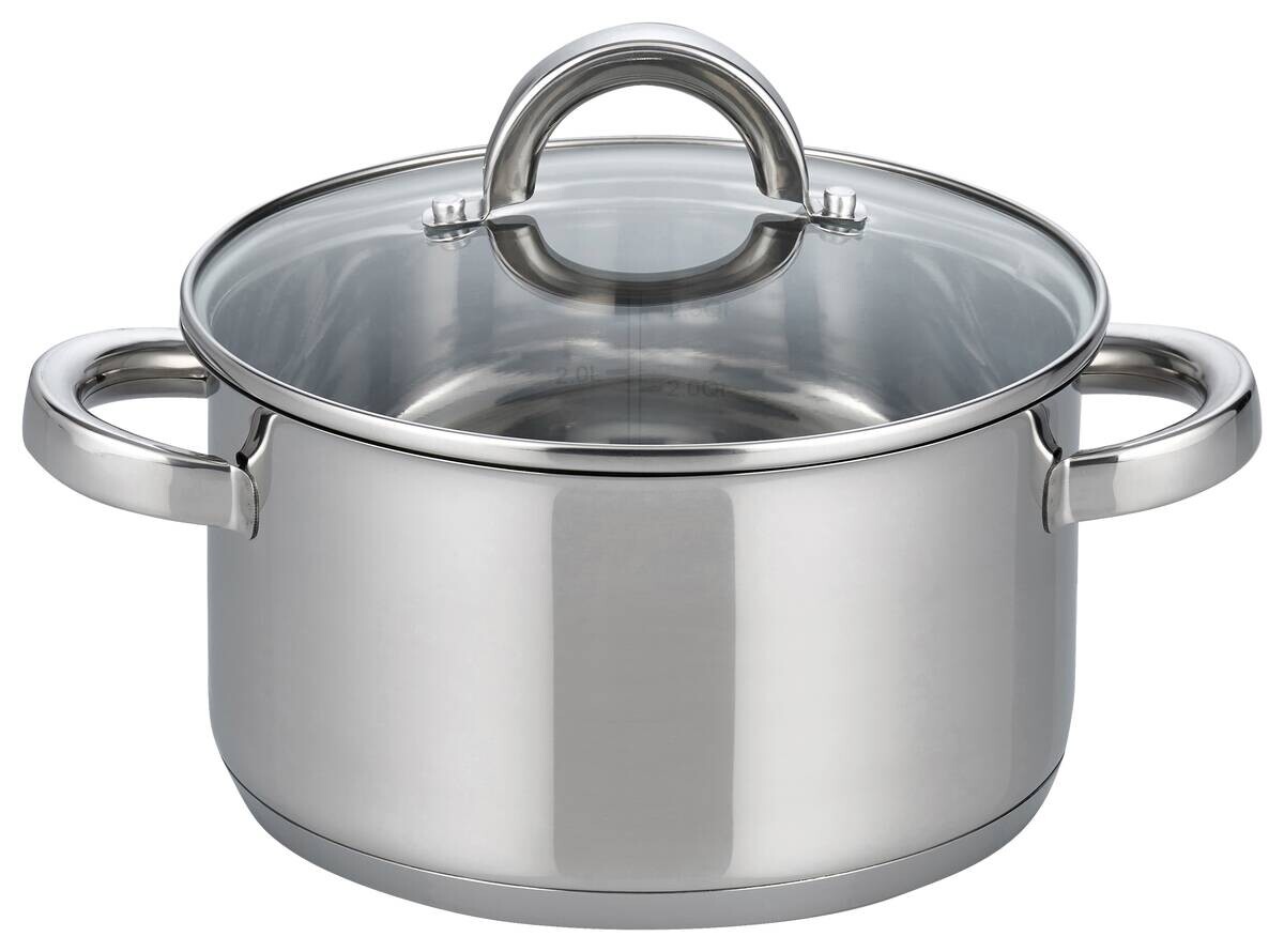 ELO Basic Fleischtopf silber Edelstahl D: ca. 20 cm