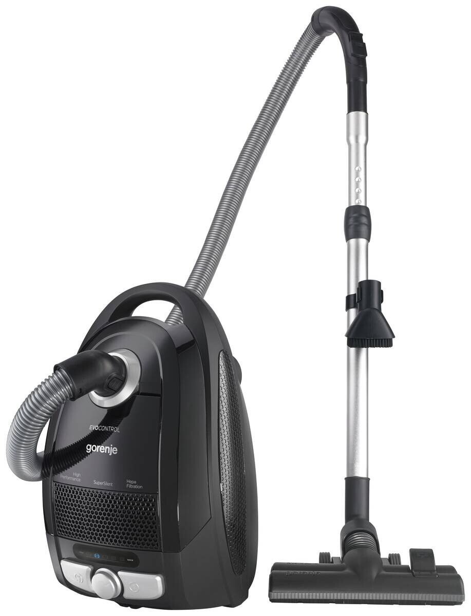 Gorenje Bodenstaubsauger VCE21ECBK schwarz Kunststoff Metall B/H/L: ca. 24x30x46 cm