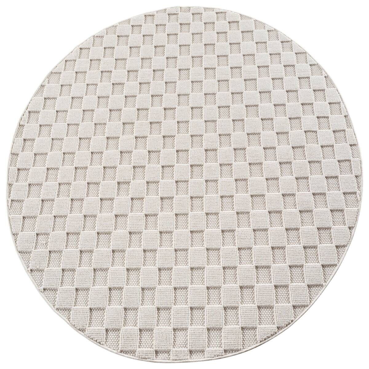 Ayyildiz Kurzflorteppich HELIX creme B/H/L: ca. 80x0,7x80 cm